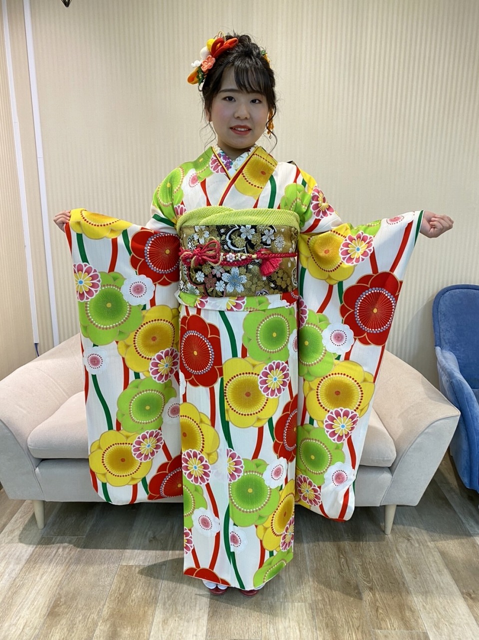 振袖 レトロ