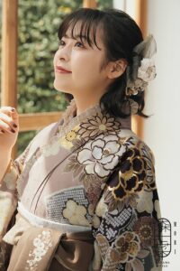卒業式 ブラウン かわいい 古典