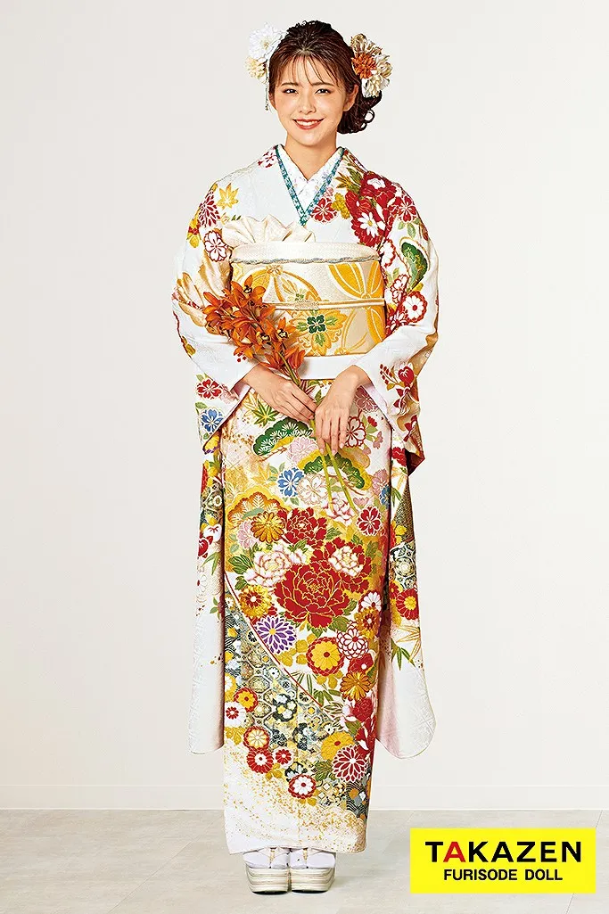 振袖 成人式 高級 桂由美 ブランド 刺繍 スワロフスキー