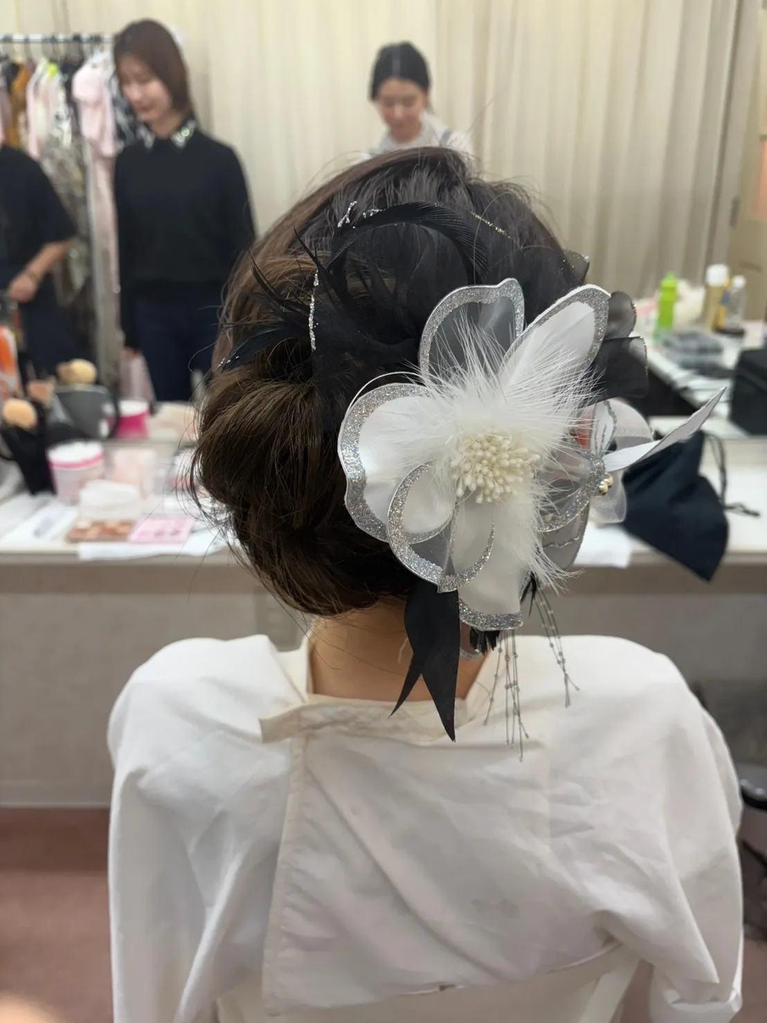 成人式　レンタル　振袖　前撮り　ヘアアレンジ　ヘアアクセサリー