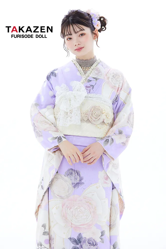 成人式　振袖　LOOKBOOK 　可愛い　キラキラ　ヘップバーン　シャネルカラー　キラキラ