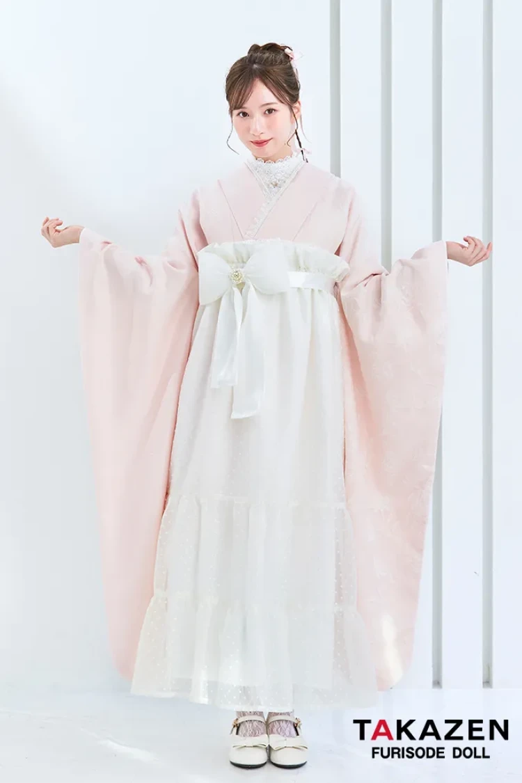 卒業式　袴　レンタル　ヴィンテージ　立体花